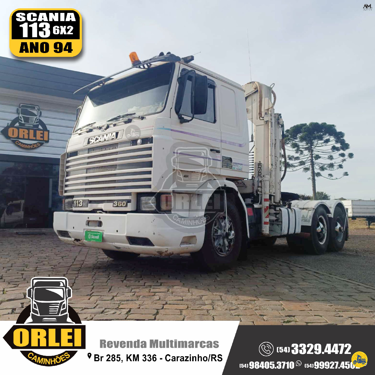 CAMINHAO SCANIA SCANIA 113 360 Cavalo Mecânico Cavalo 6x2 Orlei Caminhões CARAZINHO RIO GRANDE DO SUL RS